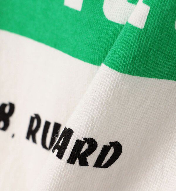 SHIPS any「【SHIPS any別注】La Hutte:〈洗濯機可能〉ロゴ プリント ルーズ TEE」|Tシャツ・カットソー|