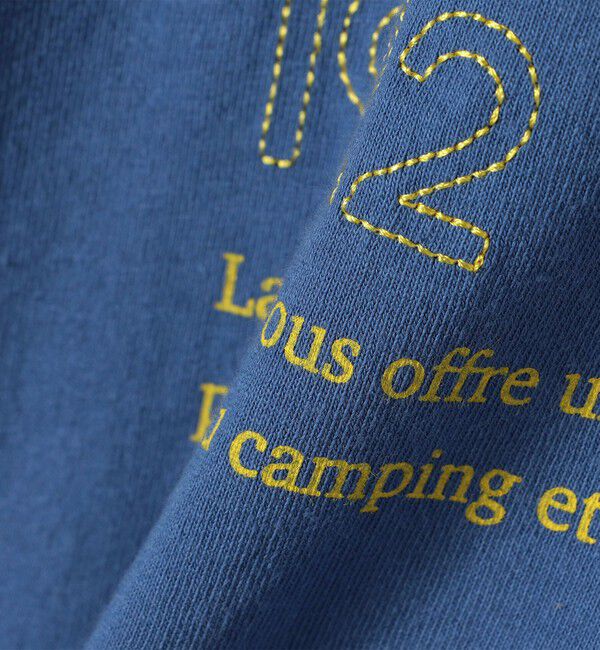 SHIPS any「【SHIPS any別注】La Hutte:〈洗濯機可能〉ロゴ プリント ルーズ TEE」|Tシャツ・カットソー|