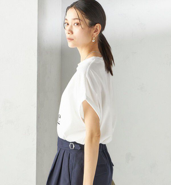 SHIPS for women「〈洗濯機可能〉プラチナ ヴェール TEE」|Tシャツ・カットソー|