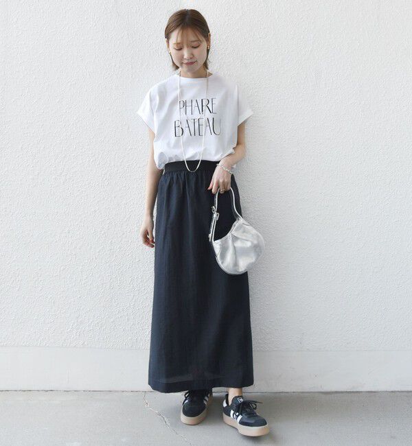 SHIPS for women「〈洗濯機可能〉プラチナ ヴェール TEE」|Tシャツ・カットソー|