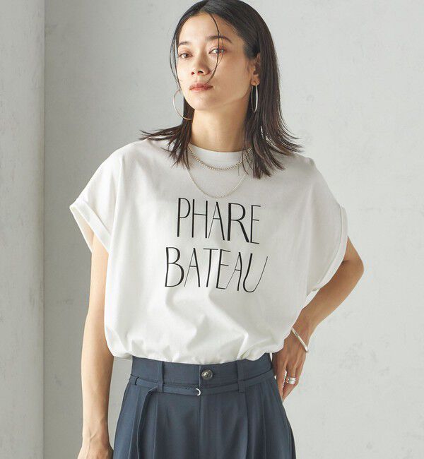 SHIPS for women「〈洗濯機可能〉プラチナ ヴェール TEE」|Tシャツ・カットソー|