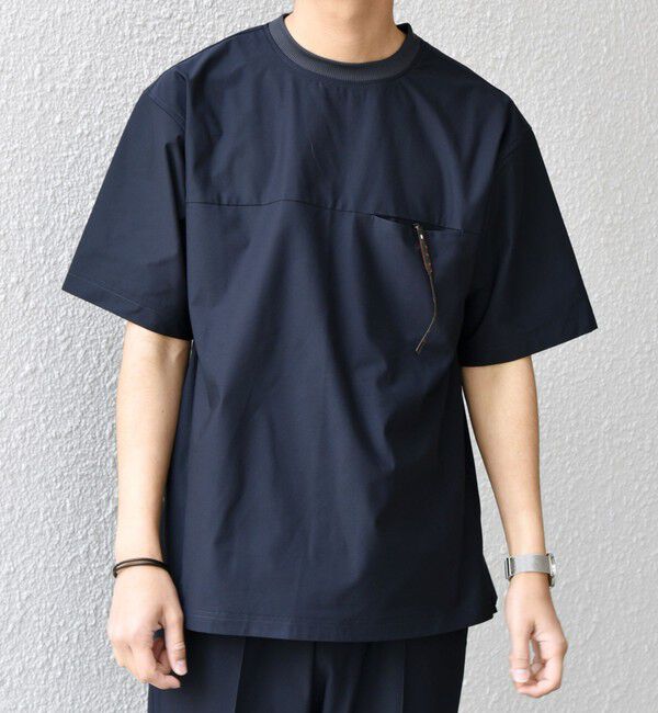 SHIPS any「SHIPS any: 360&deg; THE CIRCLE STRETCH ポケット Tシャツ(セットアップ対応)◇」|Tシャツ・カットソー|