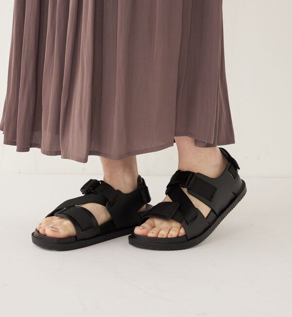 SHIPS Colors 「SUBLIME:ストラップ EVAER サンダル」|サンダル|ブラック