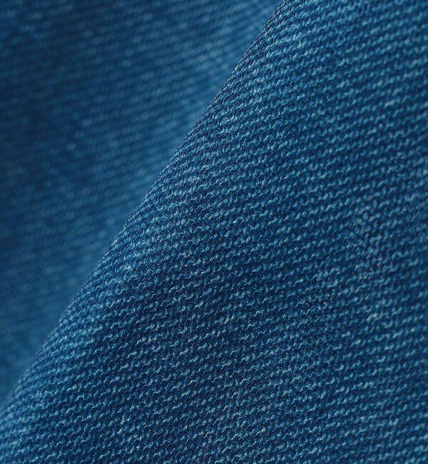 SHIPS for women「troisiemeCHACO:〈手洗い可能〉デニム プリント チュール ブラウス」|シャツ・ブラウス|