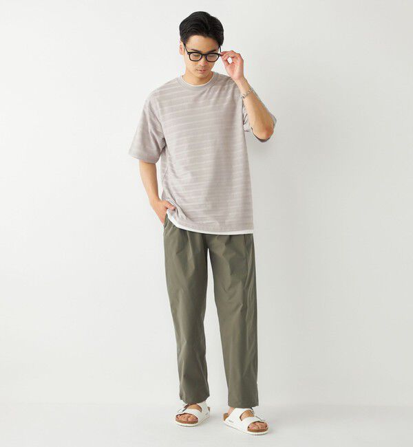 SHIPS Colors 「SHIPS Colors:フェイクレイヤード ボーダー Tシャツ」|Tシャツ・カットソー|