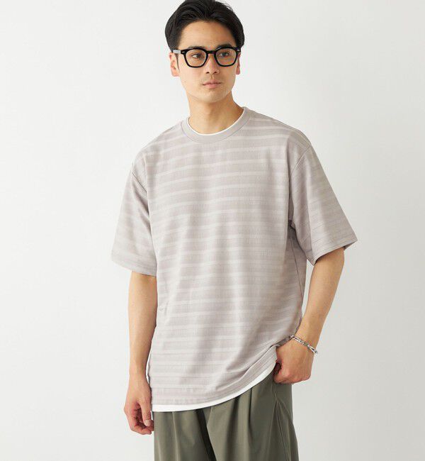 SHIPS Colors 「SHIPS Colors:フェイクレイヤード ボーダー Tシャツ」|Tシャツ・カットソー|