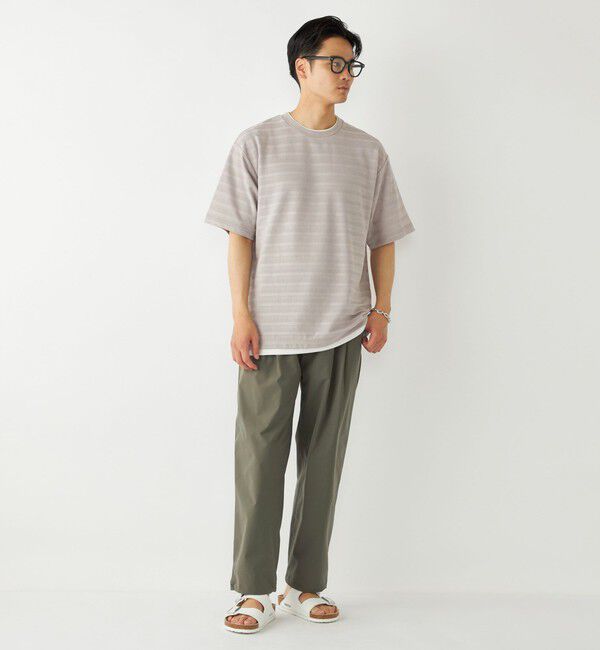 SHIPS Colors 「SHIPS Colors:フェイクレイヤード ボーダー Tシャツ」|Tシャツ・カットソー|