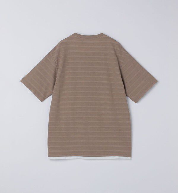 SHIPS Colors 「SHIPS Colors:フェイクレイヤード ボーダー Tシャツ」|Tシャツ・カットソー|