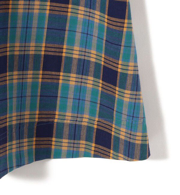 SHIPS Colors 「SHIPS Colors:〈手洗い可能〉マドラスチェック ウエスト タブ ワンピース◇」|ワンピース|