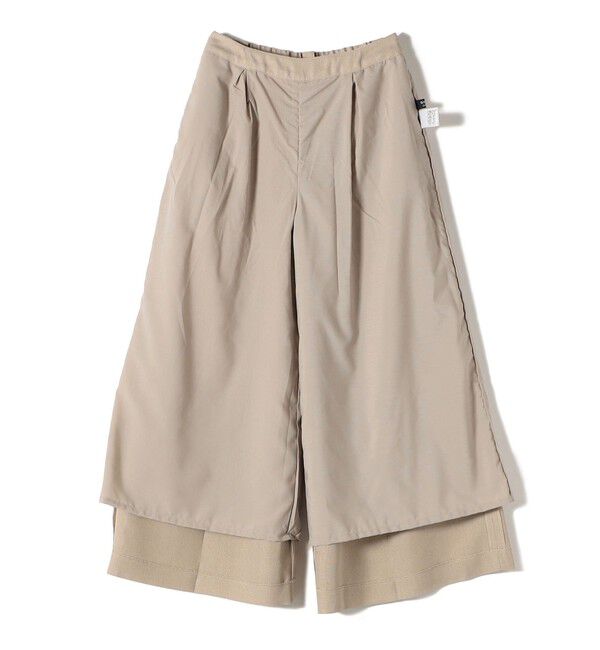 SHIPS Colors 「SHIPS Colors:〈手洗い可能〉バスケット クロップド ワイド パンツ」|その他|