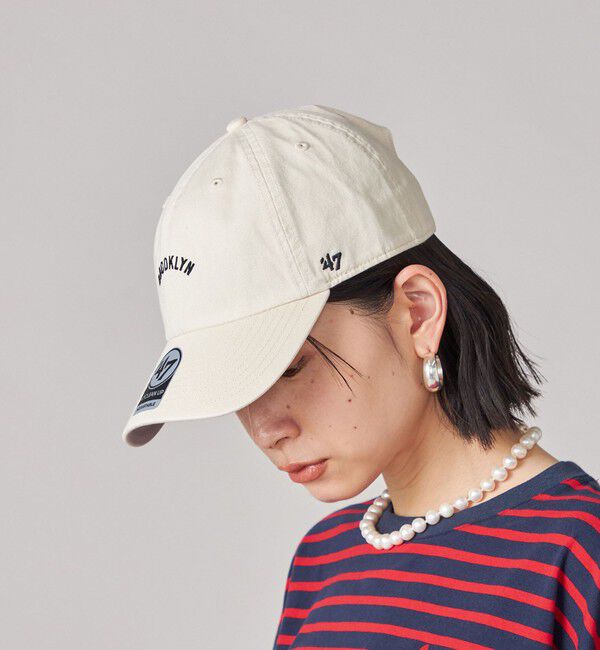 SHIPS for women「&rsquo;47:CLEAN UP DODGERS CT NATURAL」|キャップ・キャスケット|