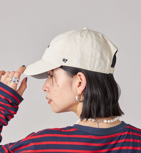 SHIPS for women「&rsquo;47:CLEAN UP DODGERS CT NATURAL」|キャップ・キャスケット|