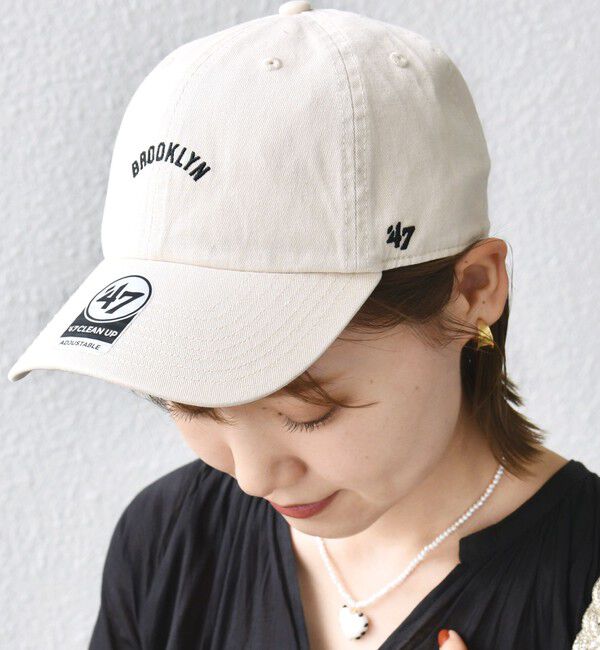 SHIPS for women「&rsquo;47:CLEAN UP DODGERS CT NATURAL」|キャップ・キャスケット|