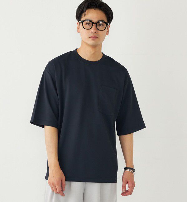 SHIPS Colors 「SHIPS Colors:〈汗隠し・接触冷感・紫外線軽減〉FRESH TECH ルーズ Tシャツ」|Tシャツ・カットソー|