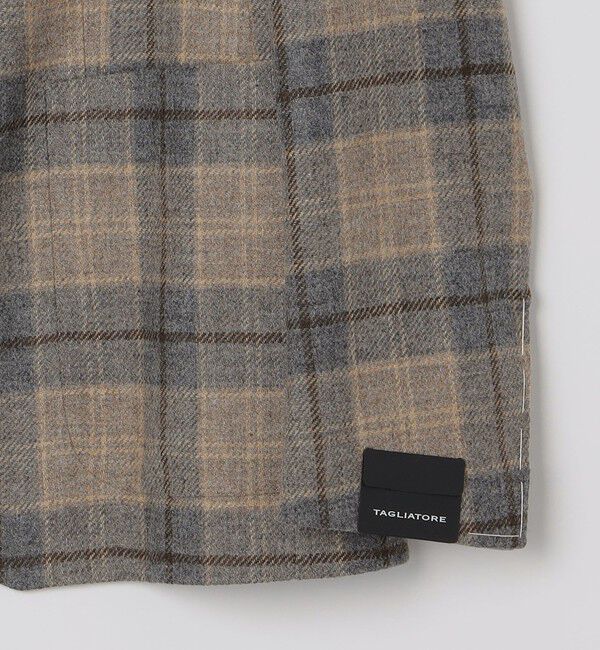 SHIPS「TAGLIATORE: ウール オーバーペーン ジャケット」|テーラードジャケット|