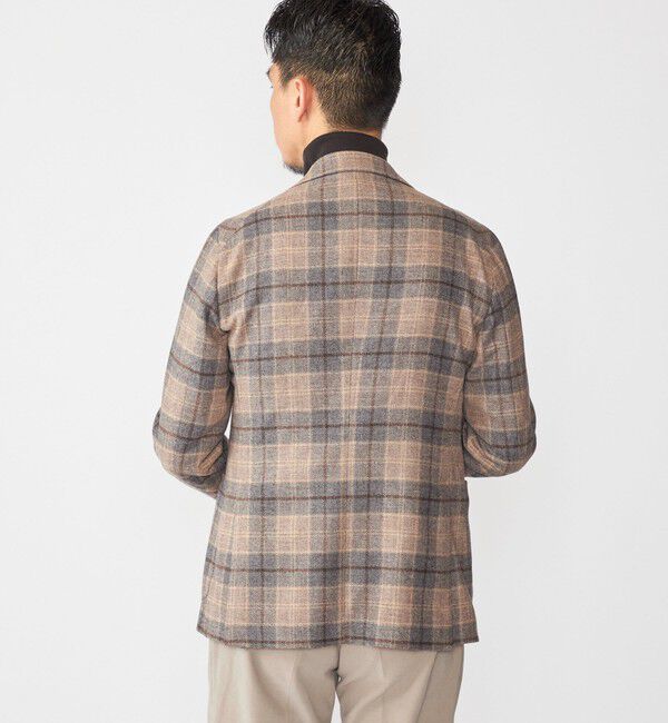 SHIPS「TAGLIATORE: ウール オーバーペーン ジャケット」|テーラードジャケット|