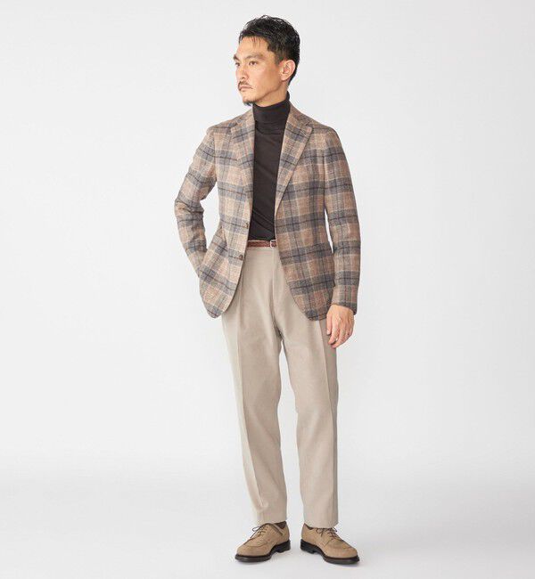 SHIPS「TAGLIATORE: ウール オーバーペーン ジャケット」|テーラードジャケット|