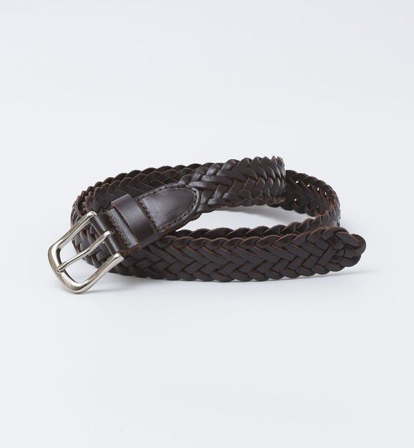 SHIPS Colors 「SHIPS Colors:レザー メッシュ ベルト◇」|ベルト|ブラウン