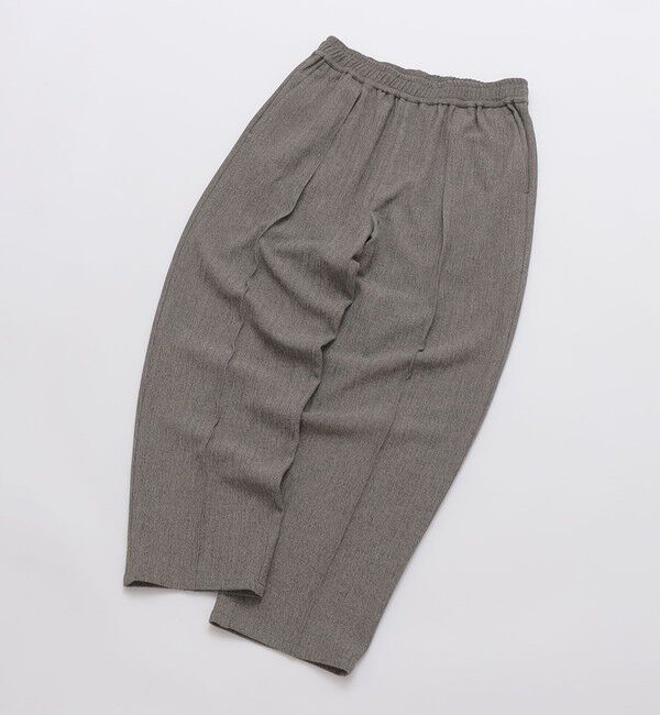 SHIPS「SHIPS:〈洗濯機可能〉メランジ ワイド ピンタック スラックス」|スラックス|