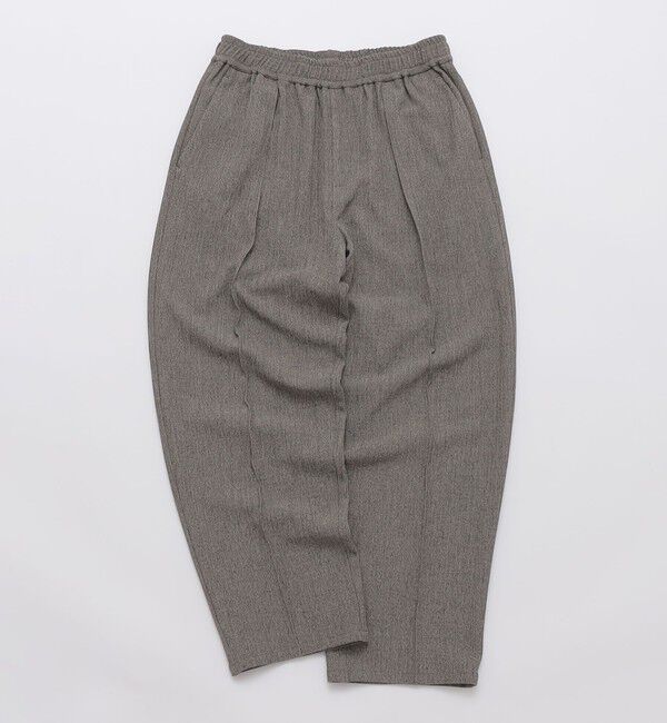 SHIPS「SHIPS:〈洗濯機可能〉メランジ ワイド ピンタック スラックス」|スラックス|