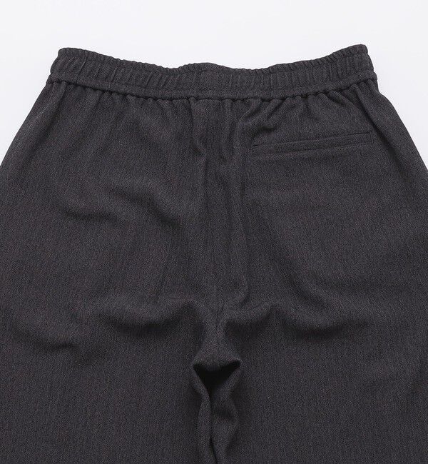 SHIPS「SHIPS:〈洗濯機可能〉メランジ ワイド ピンタック スラックス」|スラックス|