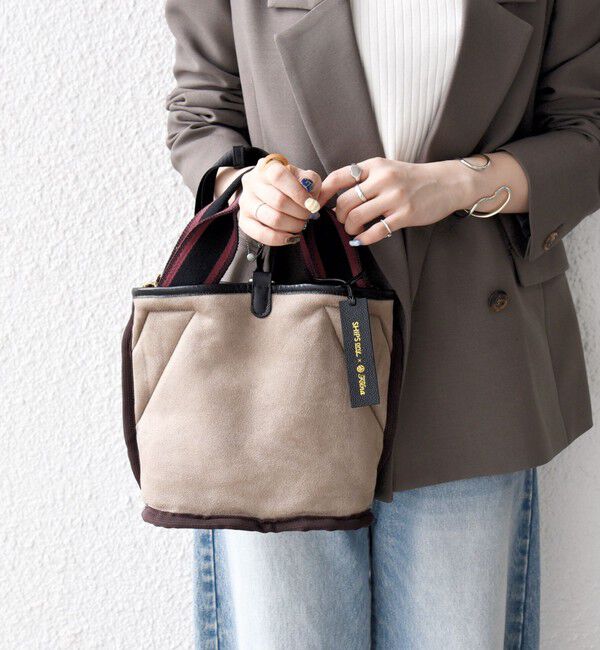 SHIPS any「《追加予約》【SHIPS any別注】Folna: 2WAY ライン リバーシブル ショルダー バッグ」|ショルダー・メッセンジャー|