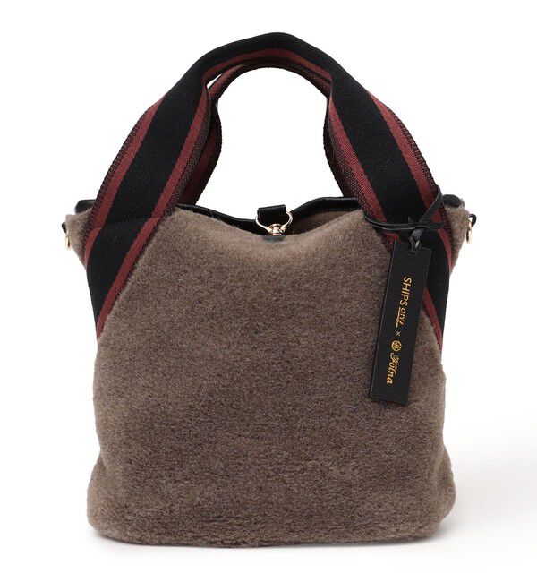 SHIPS any「《追加予約》【SHIPS any別注】Folna: 2WAY ライン リバーシブル ショルダー バッグ」|ショルダー・メッセンジャー|