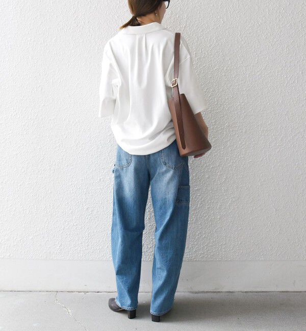 SHIPS any「SHIPS any:〈接触冷感/汗染み防止加工/洗濯機可能〉ジャージー ワイド シャツ」|シャツ・ブラウス|