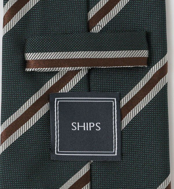 SHIPS「SHIPS: シルク バスケット ストライプ ネクタイ」|ネクタイ・蝶ネクタイ|