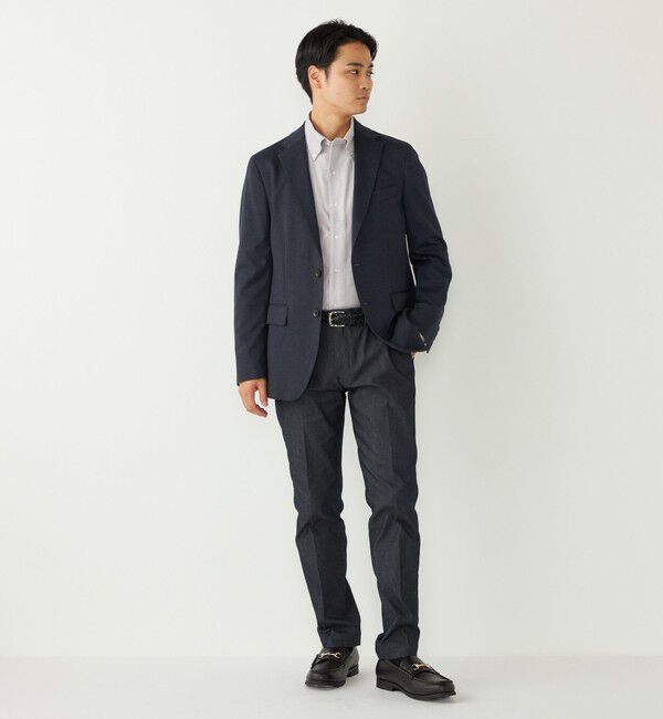 SHIPS Colors 「SHIPS Colors:〈洗濯機可能〉デニムライク チノ スラックス」|スラックス|