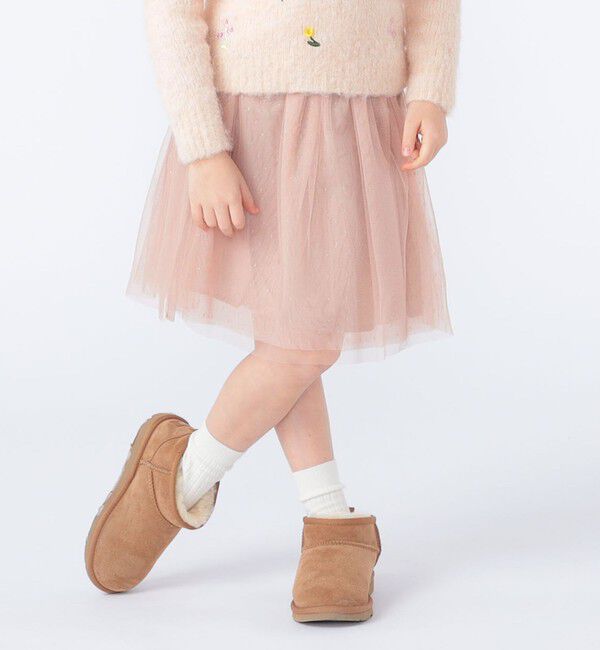 SHIPS KIDS「SHIPS KIDS:100～130cm / チュール スカート」|スカート|ピンク系