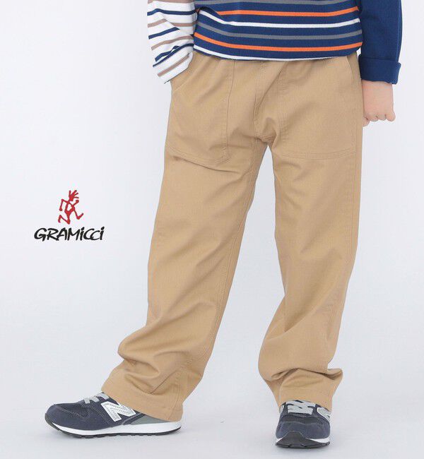 SHIPS KIDS「【SHIPS KIDS別注】Gramicci:110～160cm / ツイル ベイカー パンツ」|その他|ベージュ