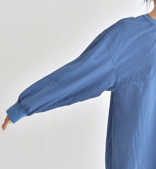 quaranciel「quaranciel:〈多機能/洗濯機可能〉ナイロン タスラン ドロスト ルーズ プルオーバー」|プルオーバー|