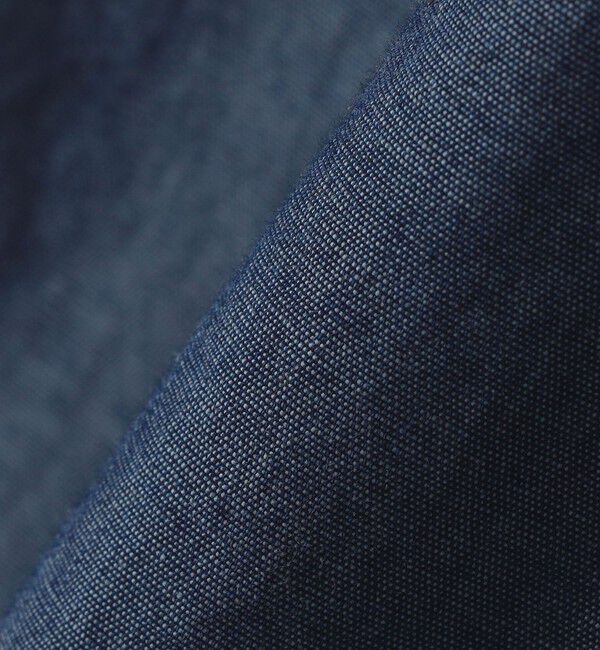 SHIPS「【SHIPS別注】Salvatore Piccolo: デニム プルオーバー バンドカラー シャツ」|シャツ・ブラウス|