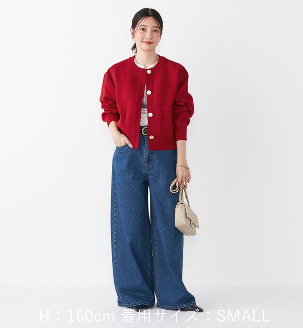 SHIPS Colors 「SHIPS Colors:〈洗濯機可能〉ワイド デニム◇」|デニム|