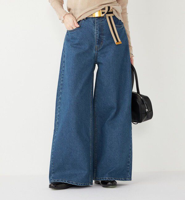 SHIPS Colors 「SHIPS Colors:〈洗濯機可能〉ワイド デニム◇」|デニム|