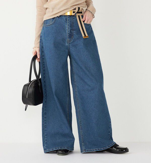 SHIPS Colors 「SHIPS Colors:〈洗濯機可能〉ワイド デニム◇」|デニム|