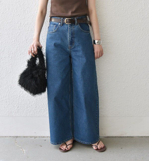 SHIPS Colors 「SHIPS Colors:〈洗濯機可能〉ワイド デニム◇」|デニム|