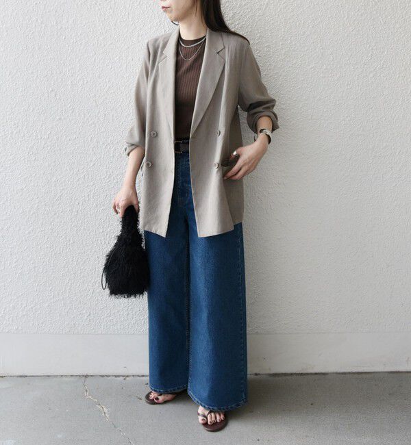 SHIPS Colors 「SHIPS Colors:〈洗濯機可能〉ワイド デニム◇」|デニム|