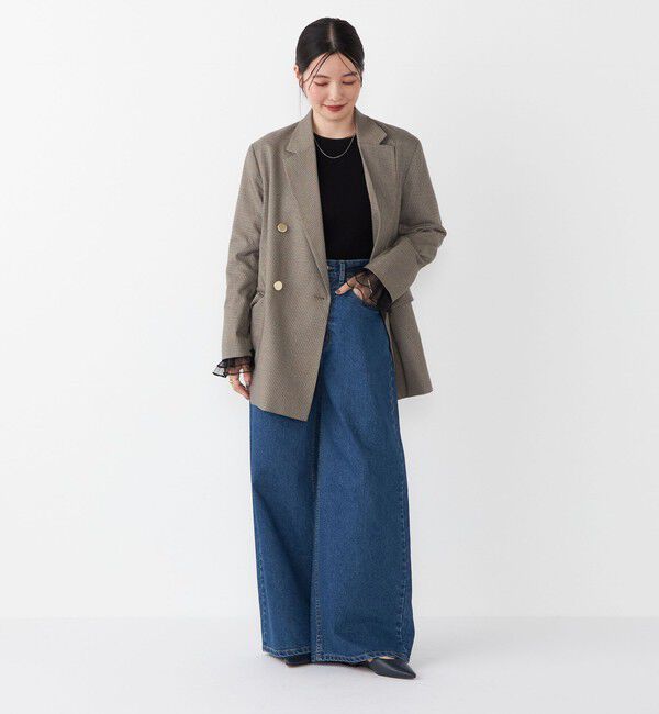 SHIPS Colors 「SHIPS Colors:〈洗濯機可能〉ワイド デニム◇」|デニム|