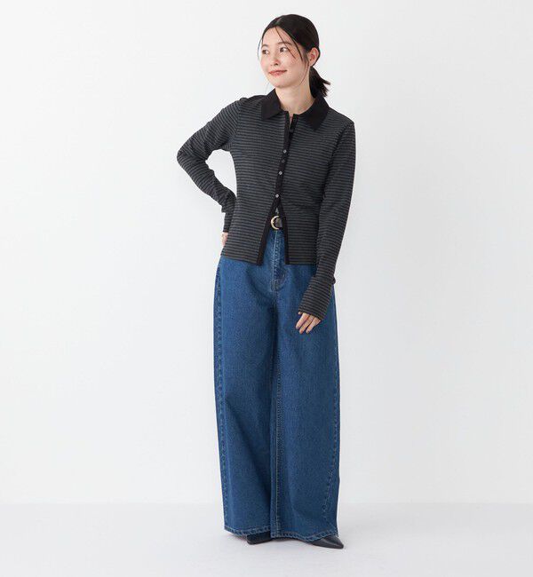 SHIPS Colors 「SHIPS Colors:〈洗濯機可能〉ワイド デニム◇」|デニム|