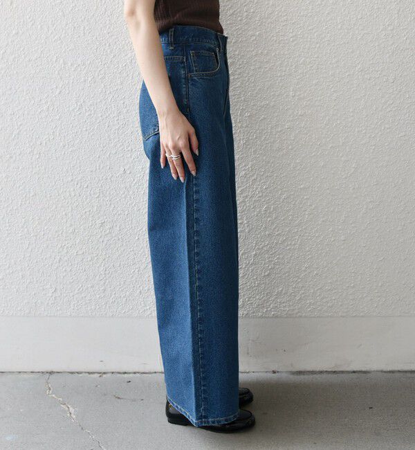 SHIPS Colors 「SHIPS Colors:〈洗濯機可能〉ワイド デニム◇」|デニム|