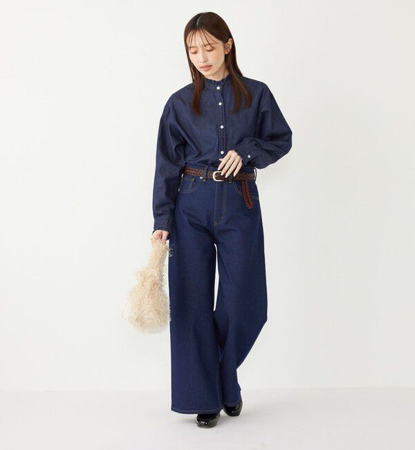 SHIPS Colors 「SHIPS Colors:〈洗濯機可能〉ワイド デニム◇」|デニム|