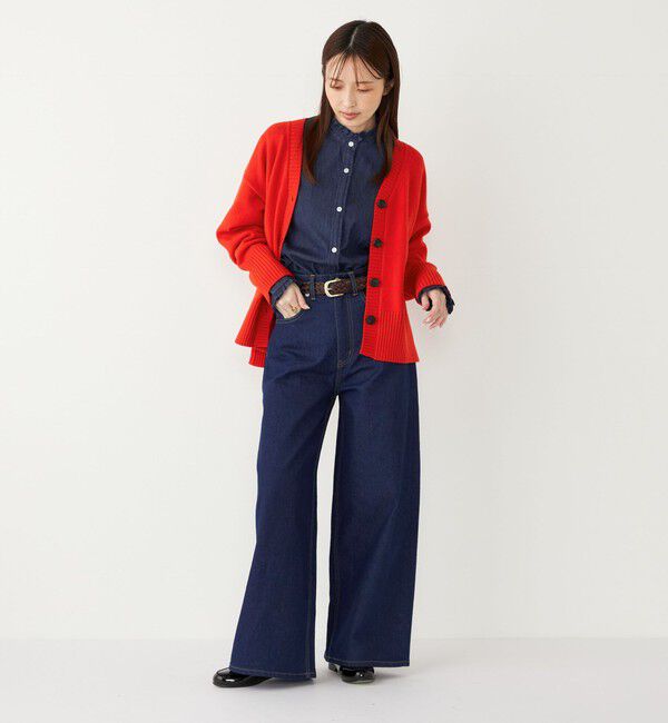 SHIPS Colors 「SHIPS Colors:〈洗濯機可能〉ワイド デニム◇」|デニム|