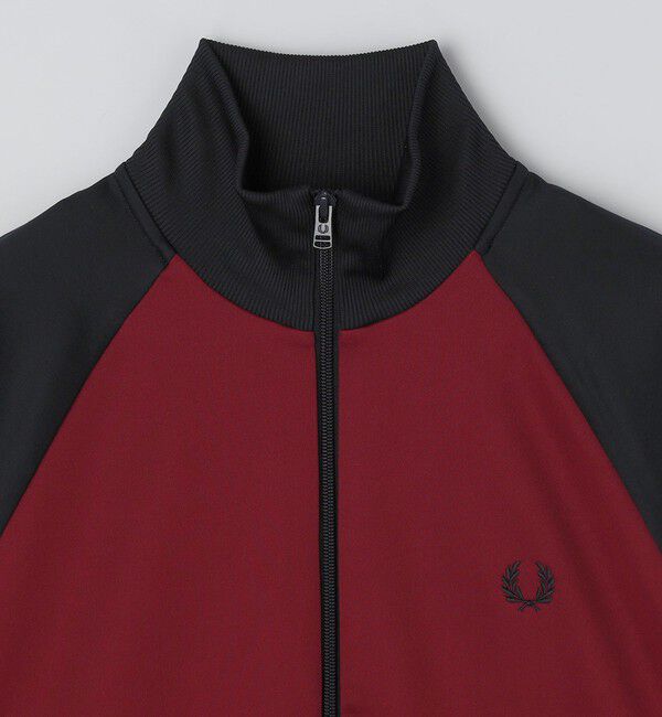 SHIPS「FRED PERRY: コントラスト スリーブ トラック ジャケット」|スウェット・ジャージ|