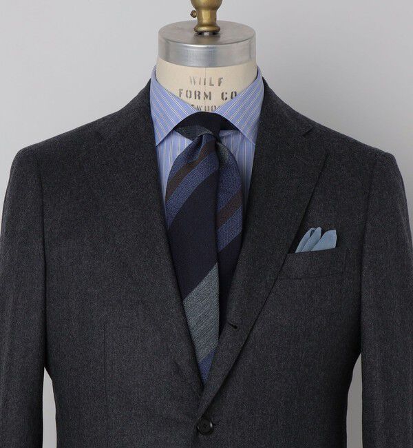 SHIPS「SHIPS: シルク デラヴェ ワイド ストライプ ネクタイ」|ネクタイ・蝶ネクタイ|