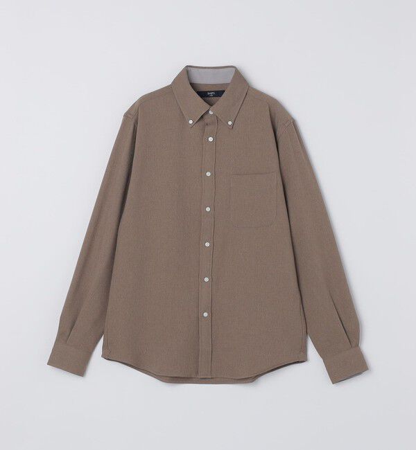 SHIPS Colors 「SHIPS Colors:ストレッチ ウールライク シャツ」|シャツ・ブラウス|