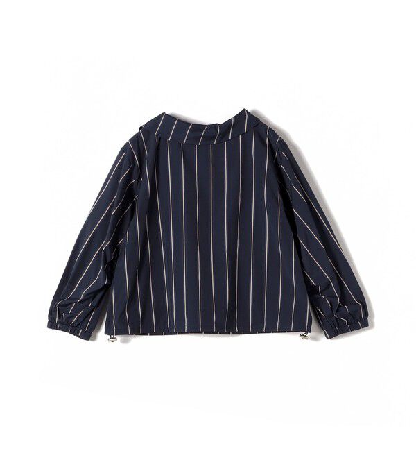 SHIPS Colors 「SHIPS Colors:〈洗濯機可能〉ロール カラー ストライプ ブラウス」|シャツ・ブラウス|