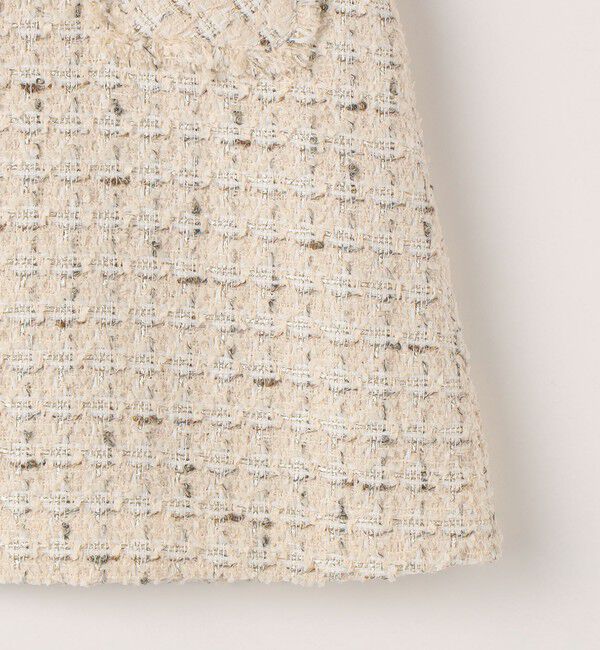 SHIPS KIDS「SHIPS KIDS:100～130cm / ツイード ジャンパー ワンピース」|ワンピース|