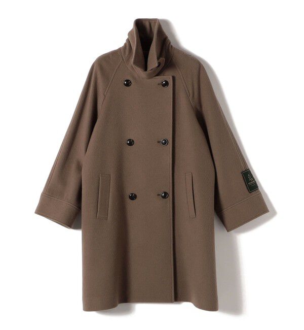 SHIPS Colors 「SHIPS Colors:SUPER100 ラグランスリーブ ダブルボタン コート◇」|ステンカラーコート|